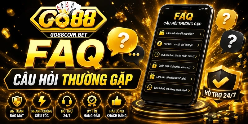 FAQ - Câu hỏi thường gặp khi tham gia chơi go88